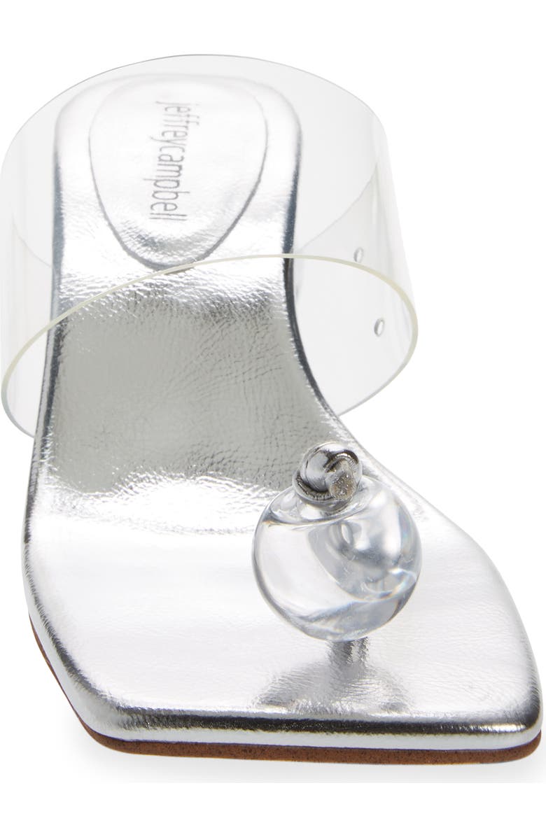 Jeffrey Campbell Latus Sandal, Alternate, color, Silver Clear