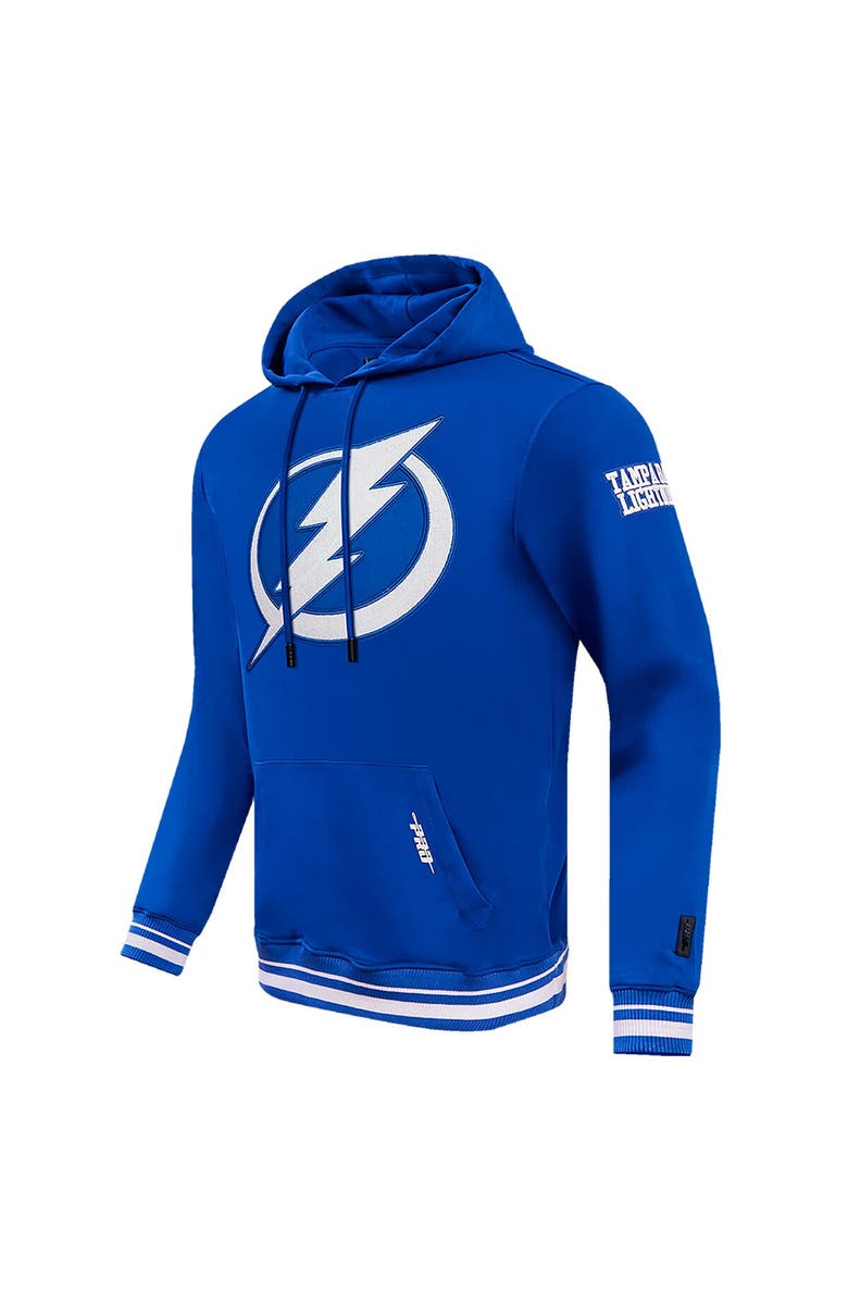 PRO STANDARD Men's Pro Standard Blue Tampa Bay Lightning Retro Classic Fleece Pullover Hoodie, Alternate, color, Blue