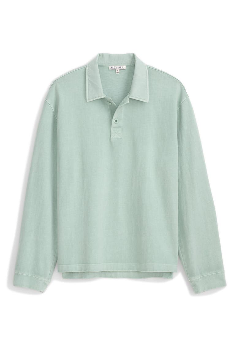 Cotton Jersey Rugby Shirt, Alternate, color, MINT