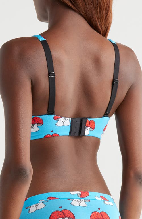 Meundies Feelfree Longline Bralette In Blue