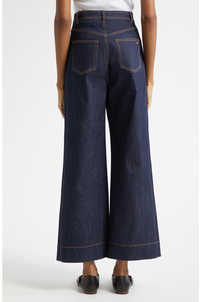 Sallie High Waist Ankle Wide Leg Jeans, Alternate, color, INDIGO