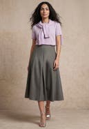 Jessica London Pleated A Line Skirt
