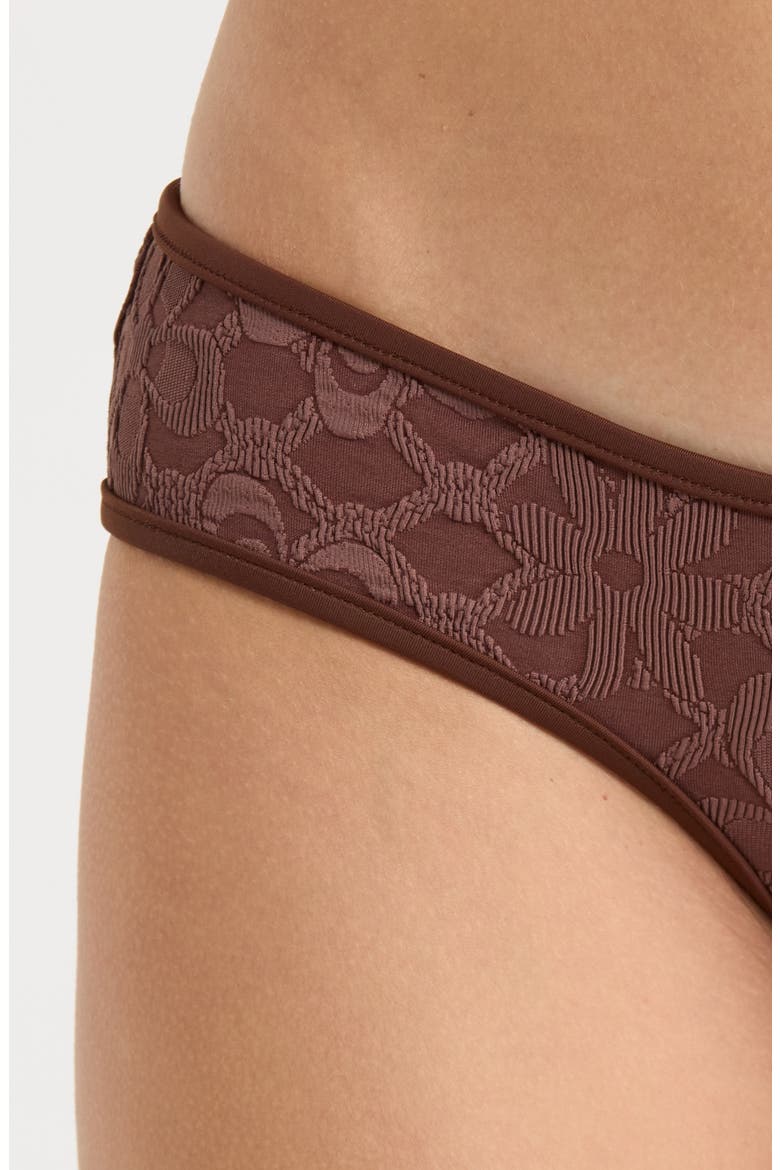 Bayside Hipster Bikini Bottoms, Alternate, color, BROWNSTONE