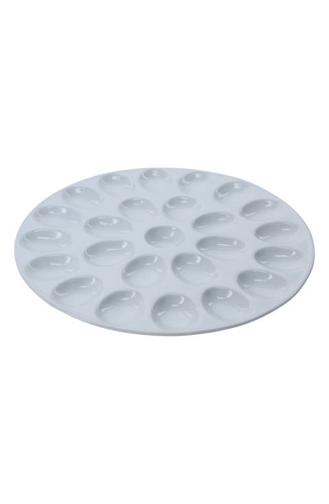 Set of 2 Round Egg Plates