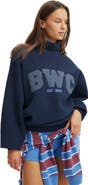 COTTON ON BODY Women's Active Plush Funnel Neck Sweatshirt