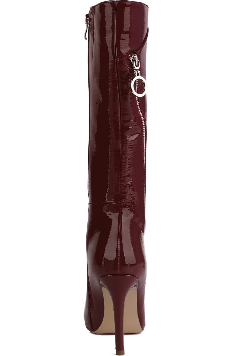 Rag & Co Tsaroh Knee High Boot, Alternate, color, Burgundy