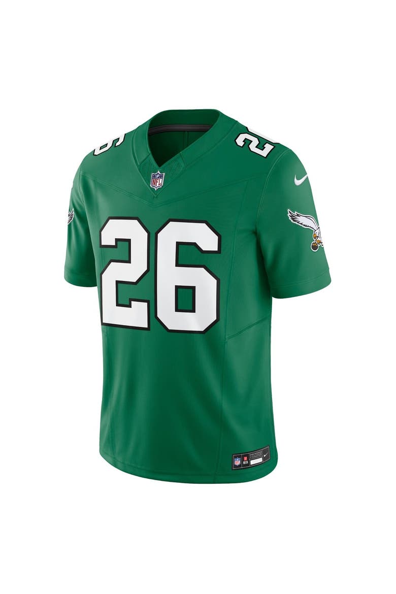Men's Nike Saquon Barkley Kelly Green Philadelphia Eagles Alternate Vapor F.U.S.E. Limited Jersey, Alternate, color, Kelly Green