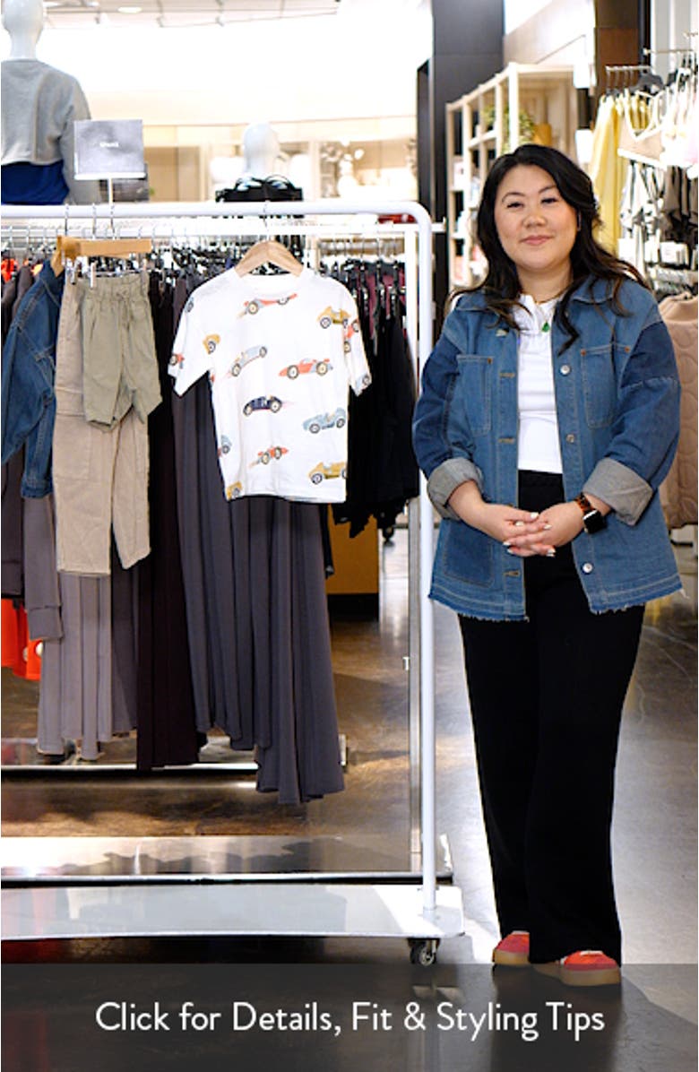 Kids' Racing Car Print T-Shirt, sales video thumbnail