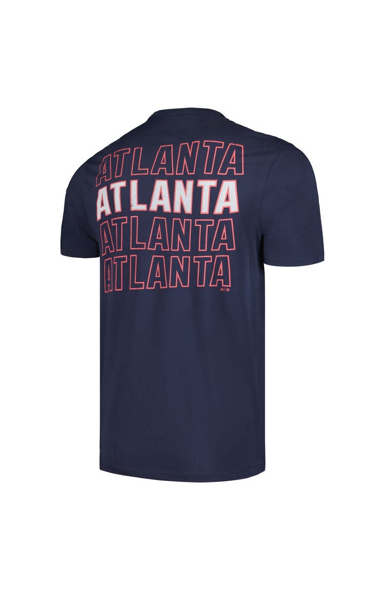 '47 Men's '47 Navy Atlanta Braves Hang Back Franklin T-Shirt, Alternate, color, 