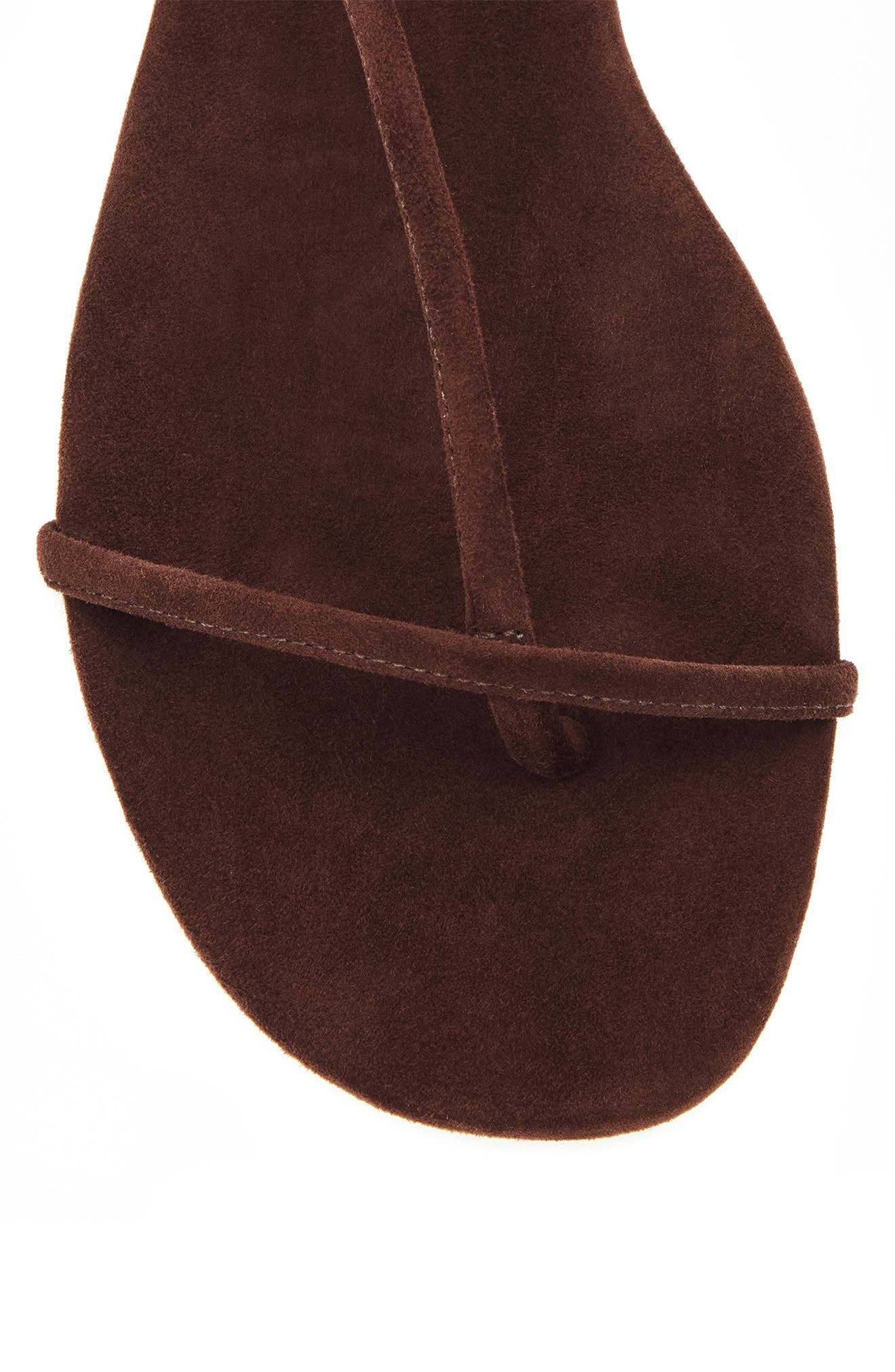 Pina Flat Sandal, Alternate, color, ESPRESSO SUEDE