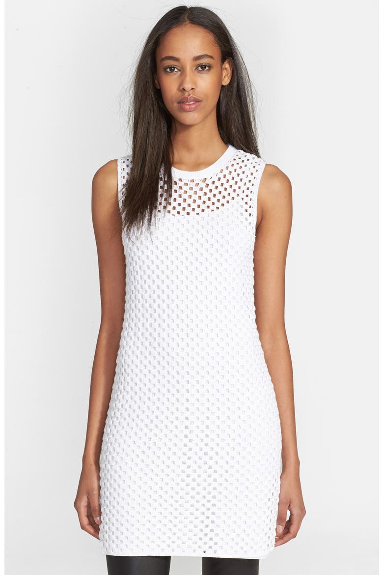 'Natialee' Knit Tunic, Main, color, WHITE