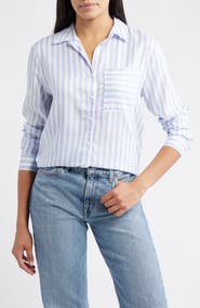beachlunchlounge Eden Long Sleeve Button-Up Shirt