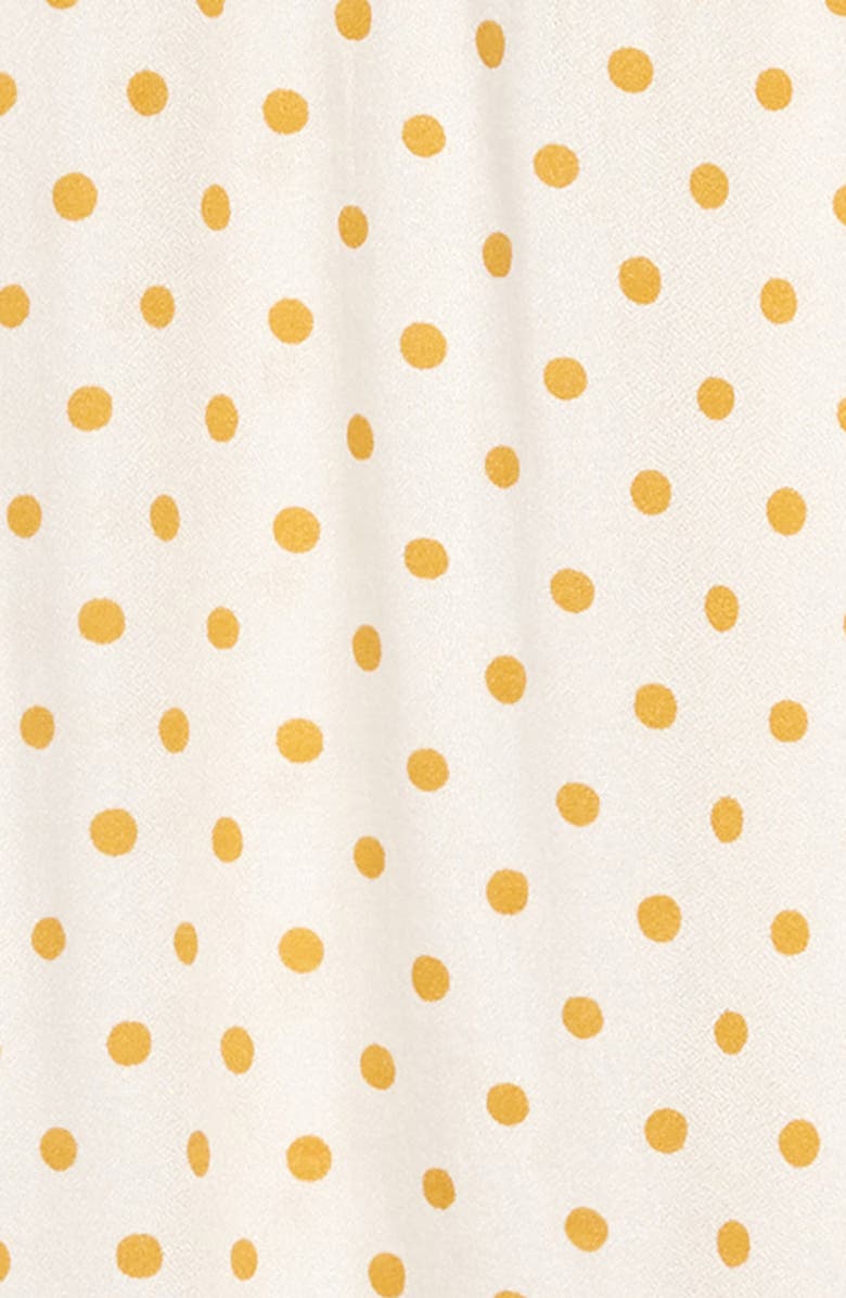 Billabong Paired Up Polka Dot Crop Top & Midi Skirt Set, Alternate, color, 