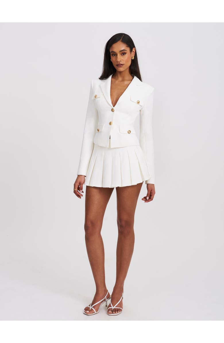 Miss Circle Oakley Structured Tailored Button Blazer Jacket, Alternate, color,