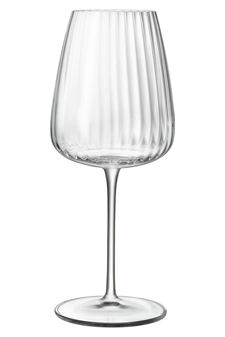 Optica Set of 4 White Wine Glasses, Main, color, NO COLOR