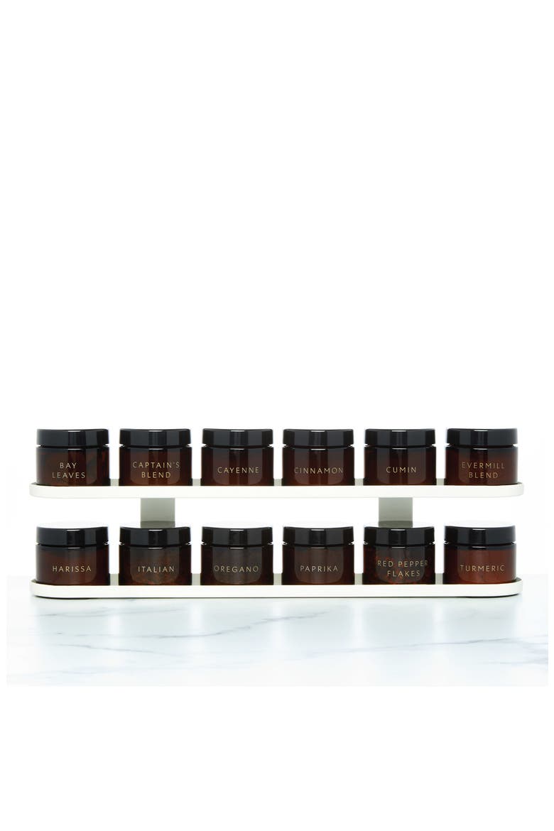 The Countertop Spice Rack, Main, color, WHITE