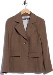 Veronica Beard Kessler Wool Blend Dickey Blazer