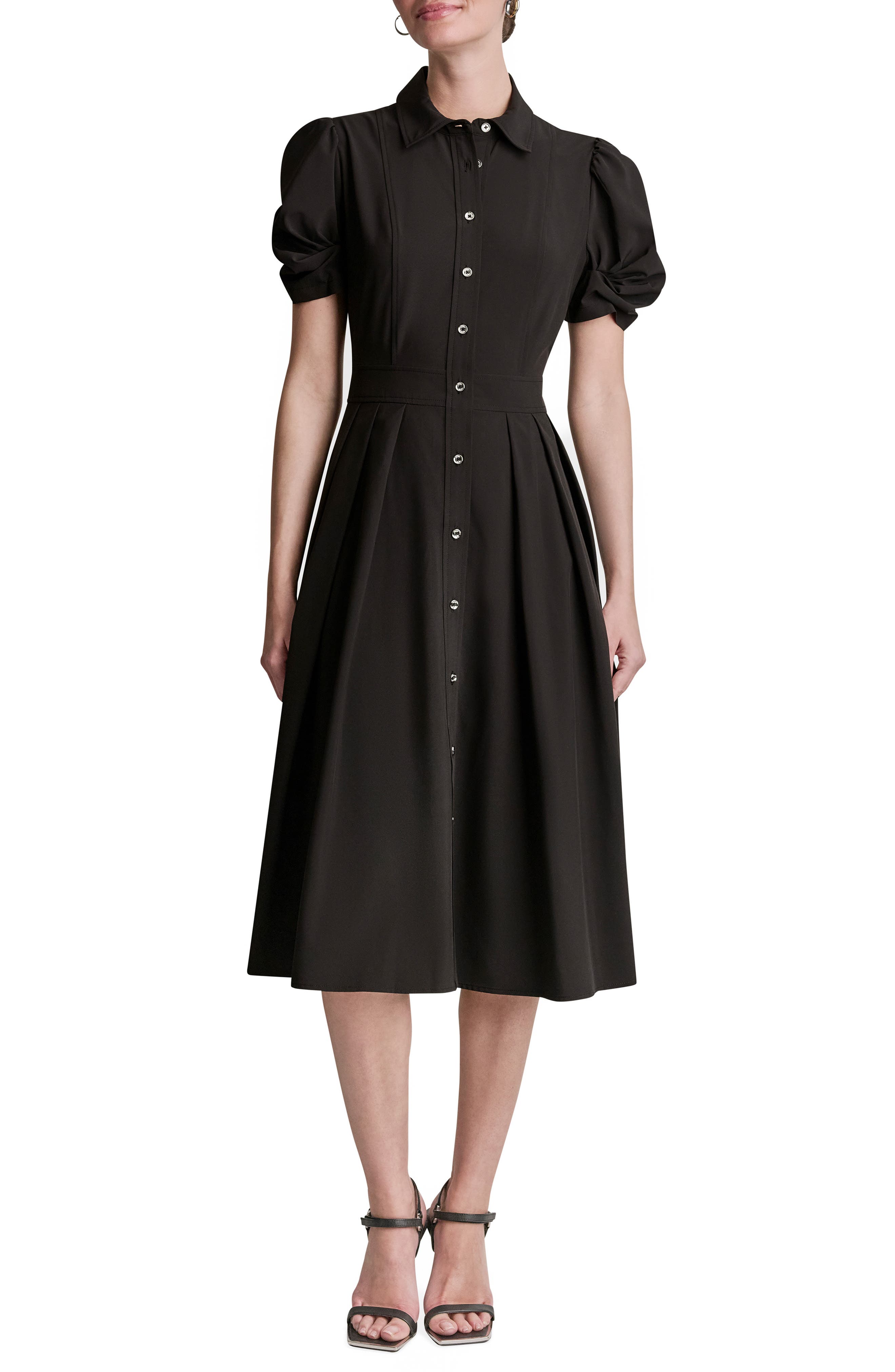 DKNY Commuter Short Sleeve Shirtdress