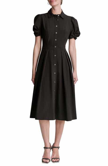 DKNY Commuter Short Sleeve Shirtdress