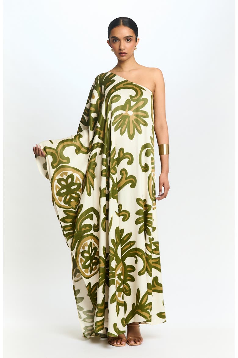 Satu Maxi Dress Elia, Alternate, color, Elia Olive