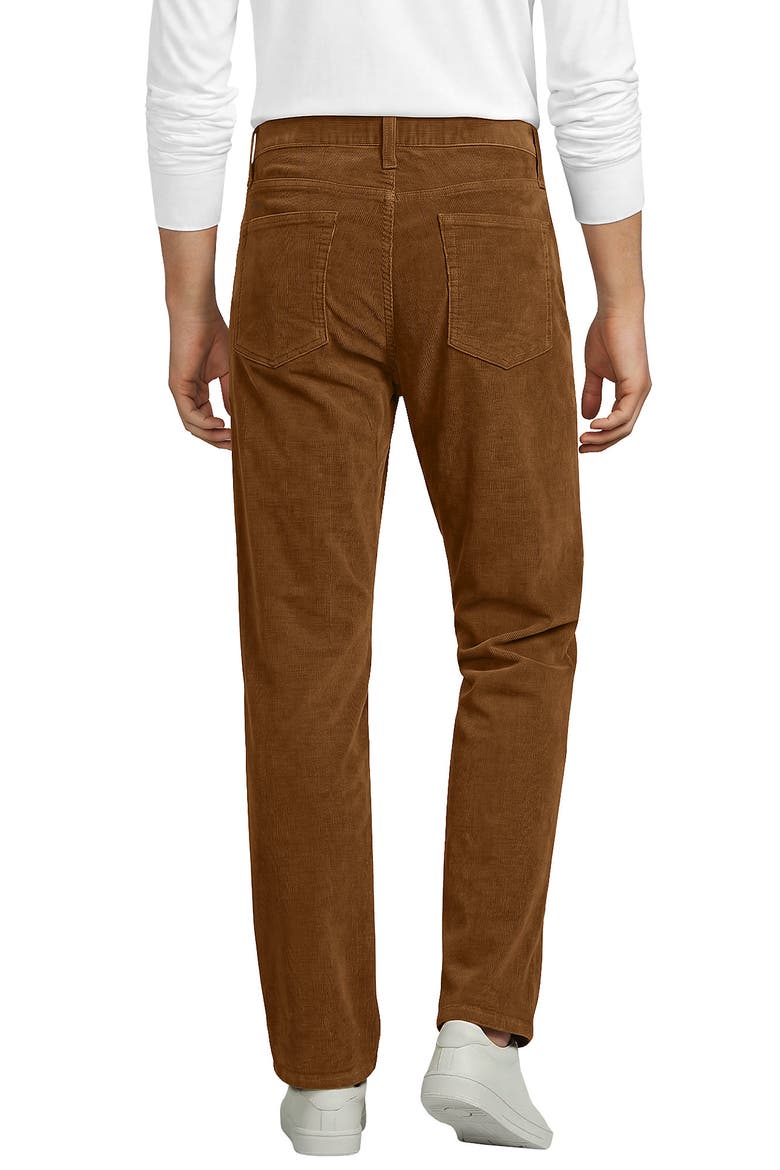 Corduroy Comfort Waist Classic Straight Fit 5 Pocket Pant, Alternate, color, Warm Bronze