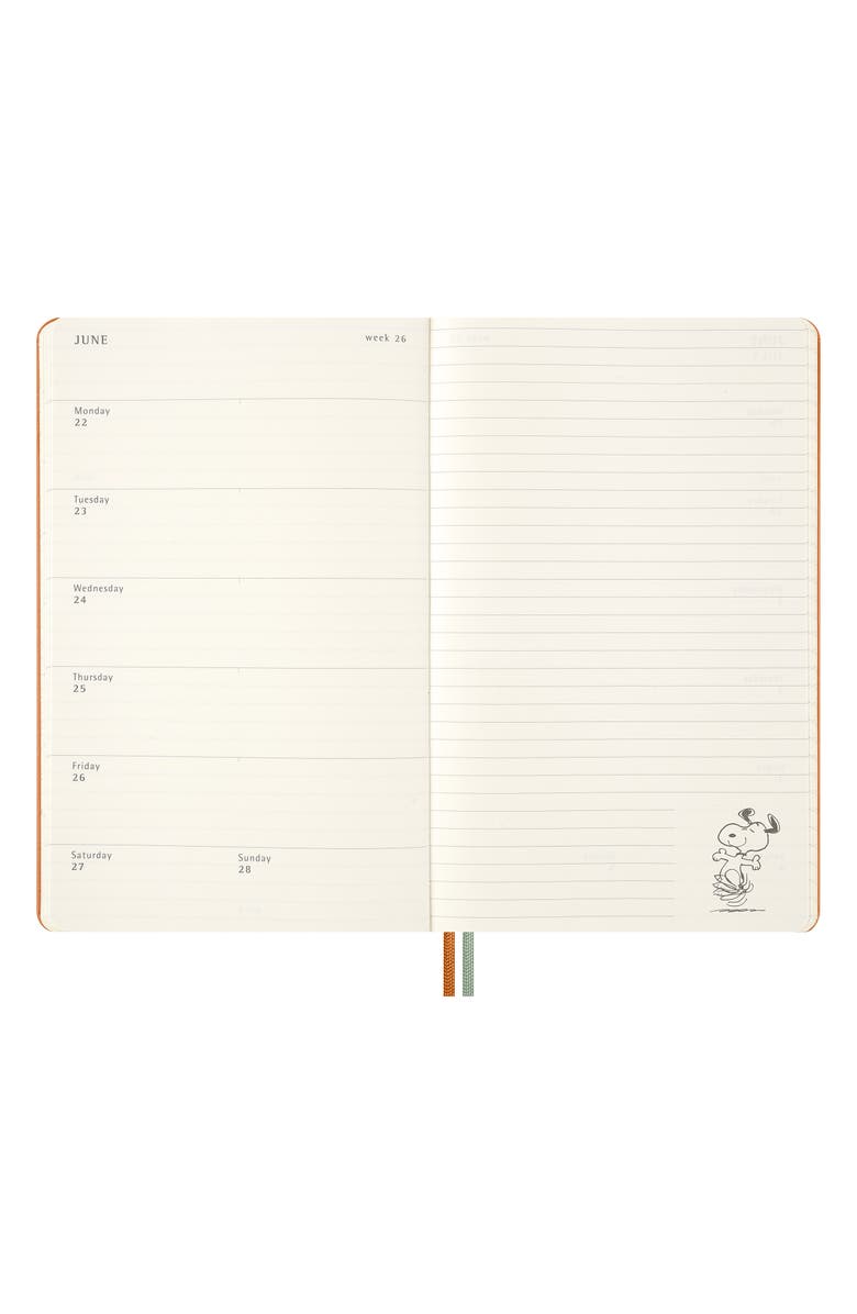 Moleskine Peanuts 2026 12-Month Weekly Planner, Alternate, color, 