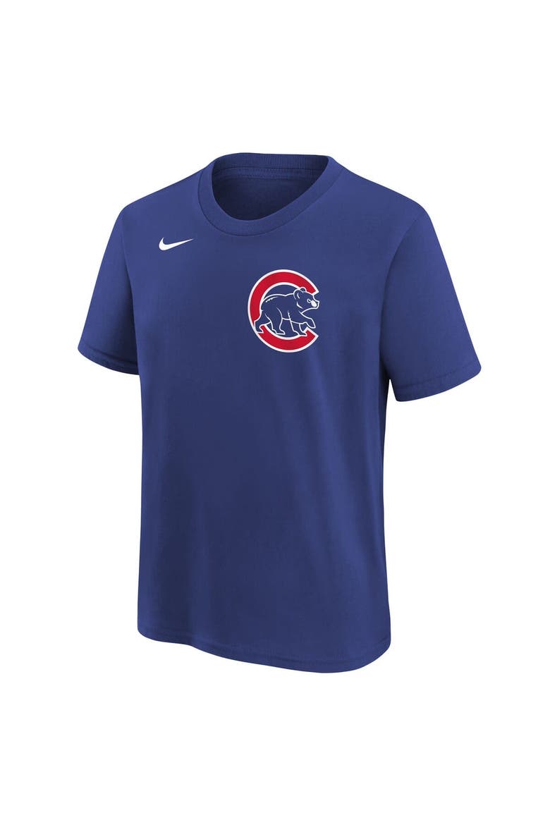 Youth Nike Dansby Swanson Royal Chicago Cubs Name & Number T-Shirt, Alternate, color, Royal