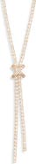 EYE CANDY LOS ANGELES Bella Cubic Zirconia Lariat Necklace