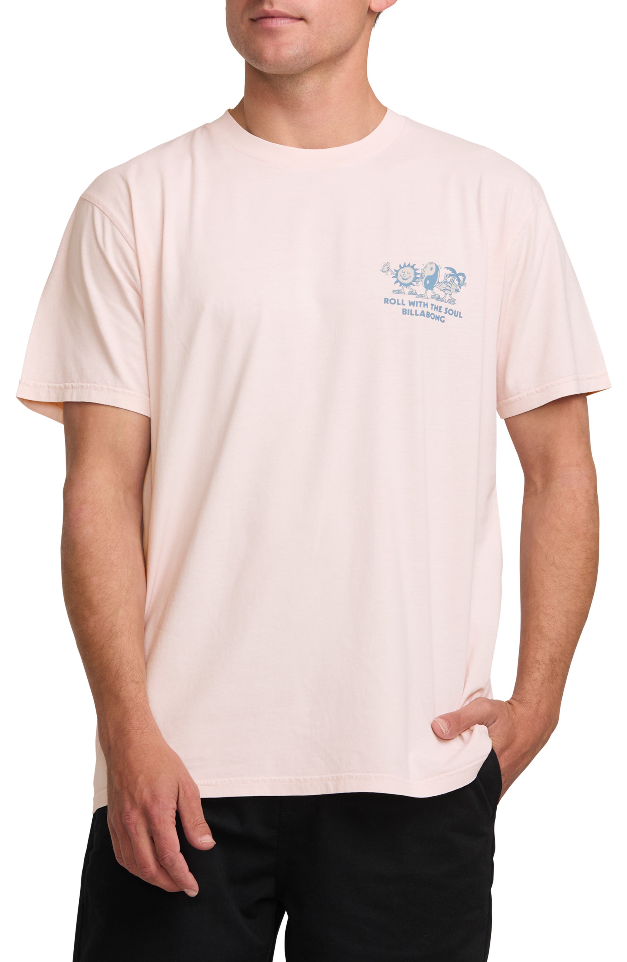 Billabong Roll Premium Wave Cotton Graphic T-Shirt