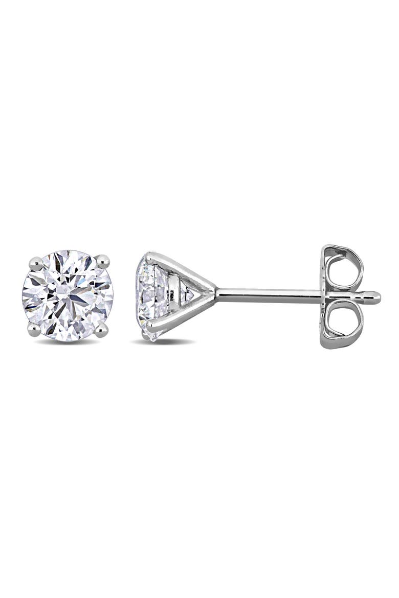 1 CTW Lab-Grown Diamond Stud Earrings Platinum, Main, color, White Gold