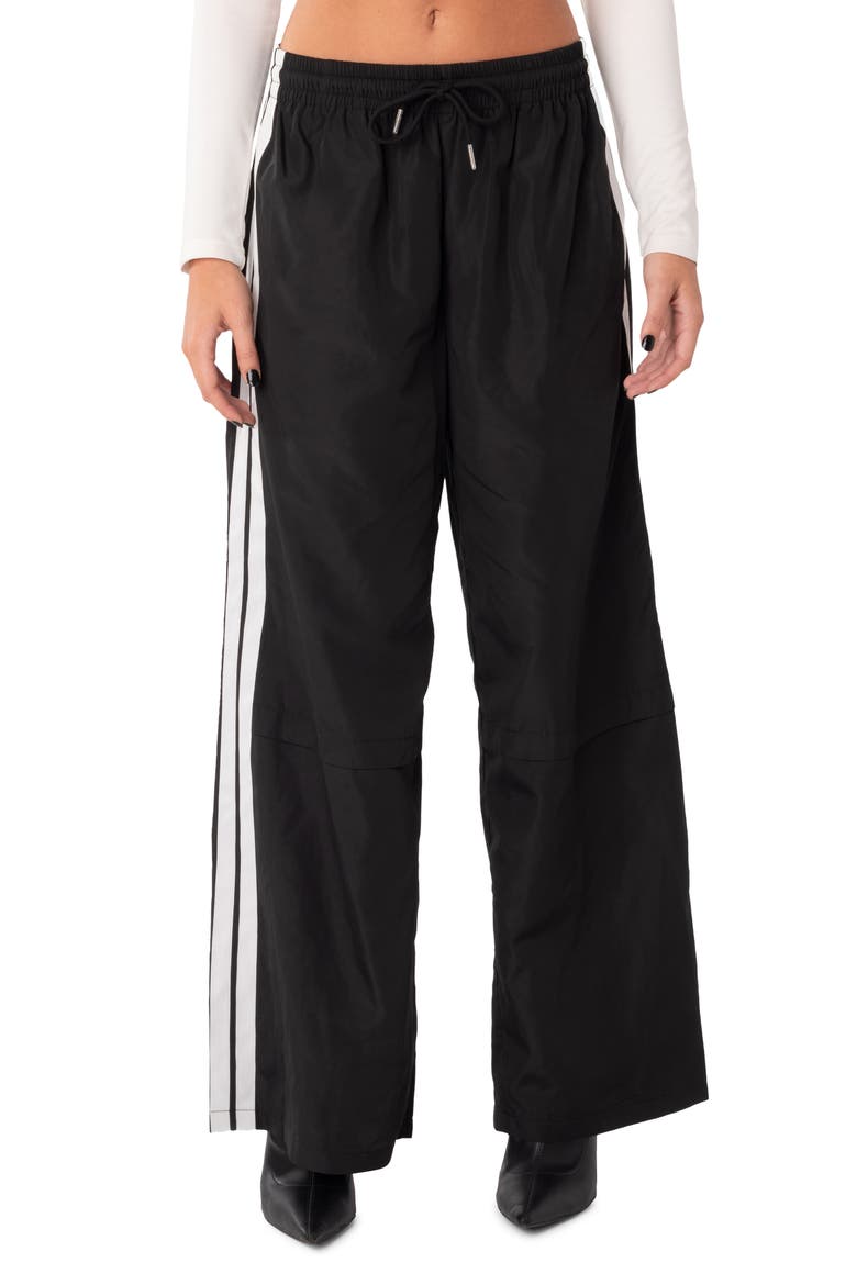 Fauna Track Pants, Main, color, BLACK