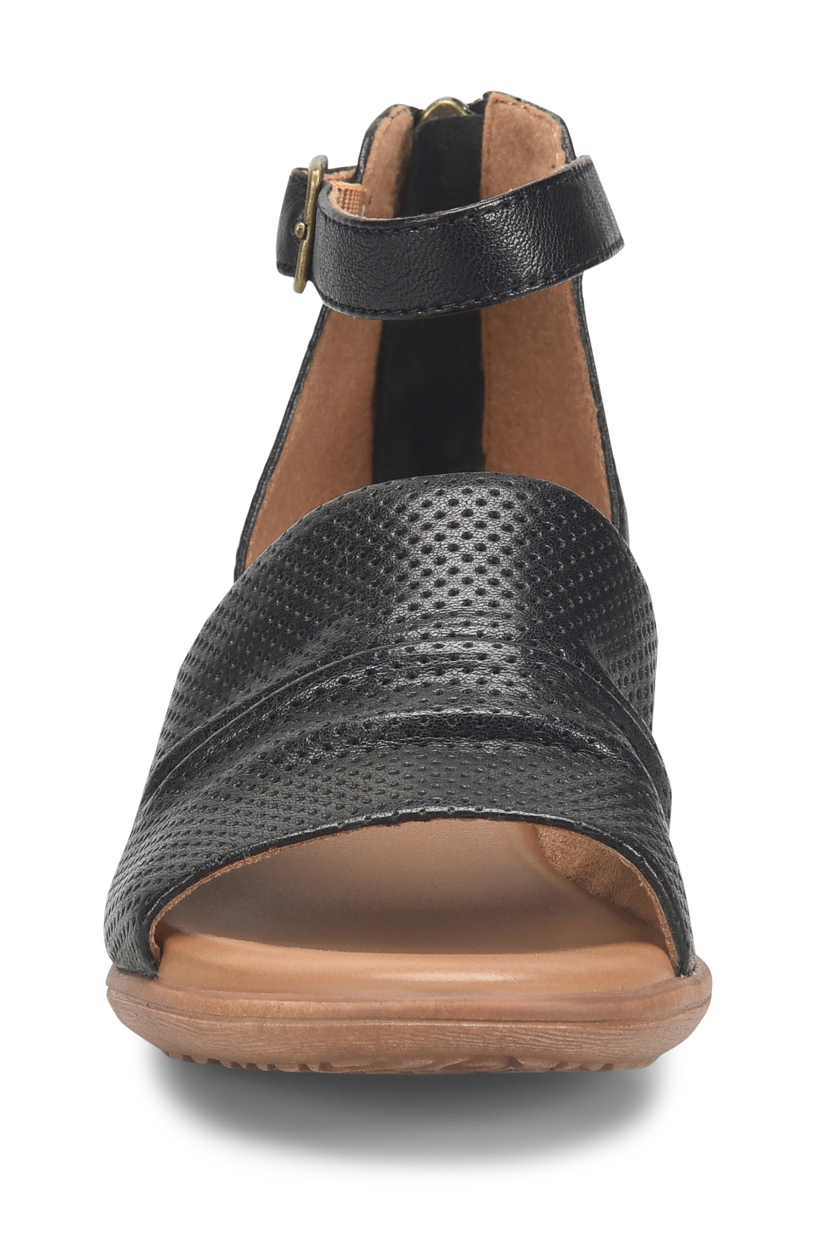 Comfortiva Newnan Ankle Strap Sandal, Alternate, color, Black