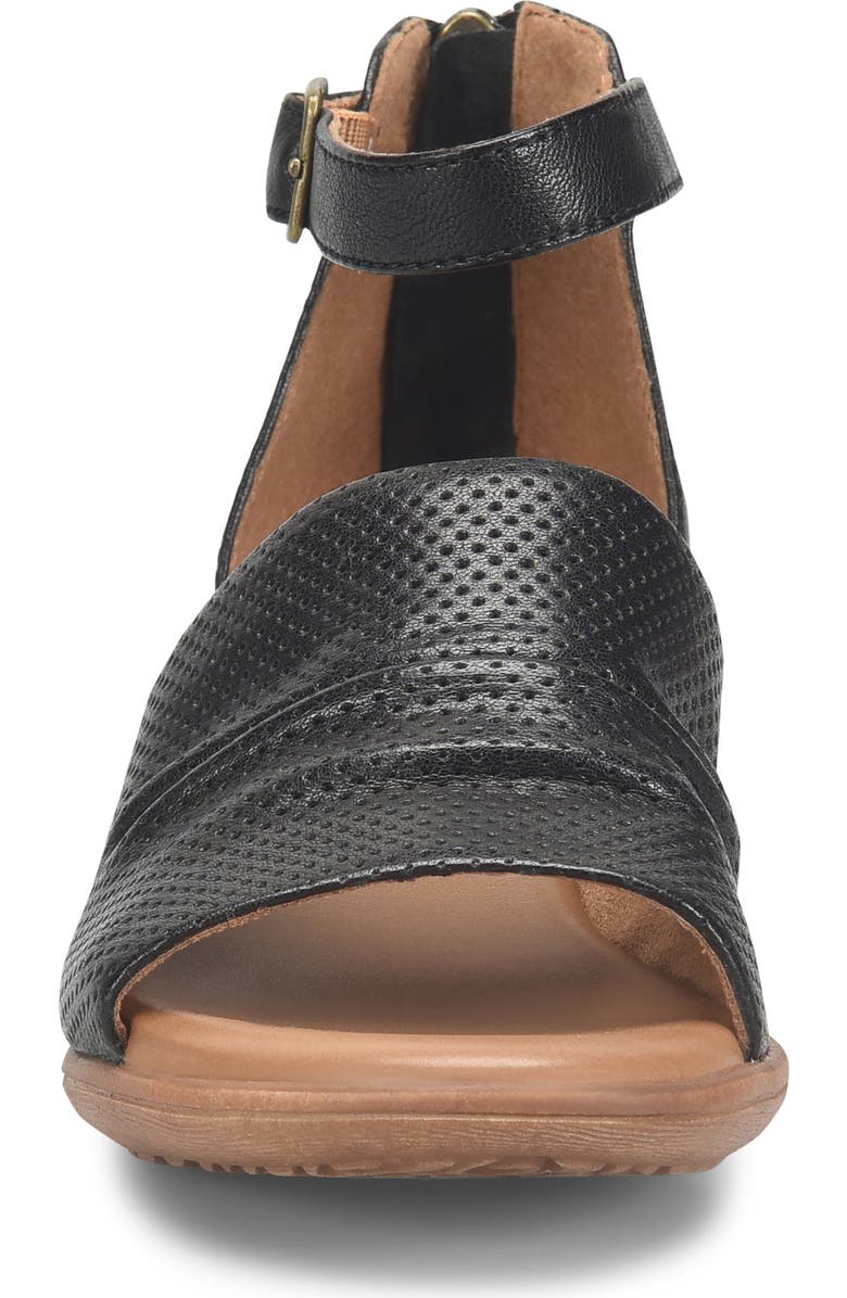 Comfortiva Newnan Ankle Strap Sandal, Alternate, color, Black