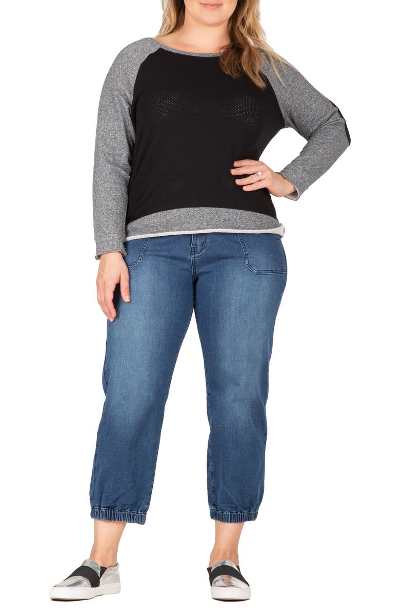 Standards & Practices Neesa Raglan Sleeve Baseball Top, Alternate, color, 