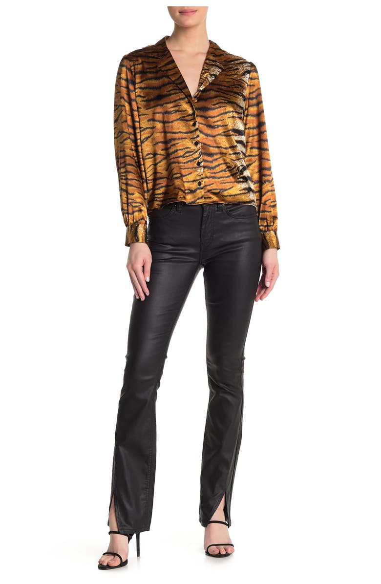 Free People Spellbound Coated Bootcut Jeans, Main, color, 