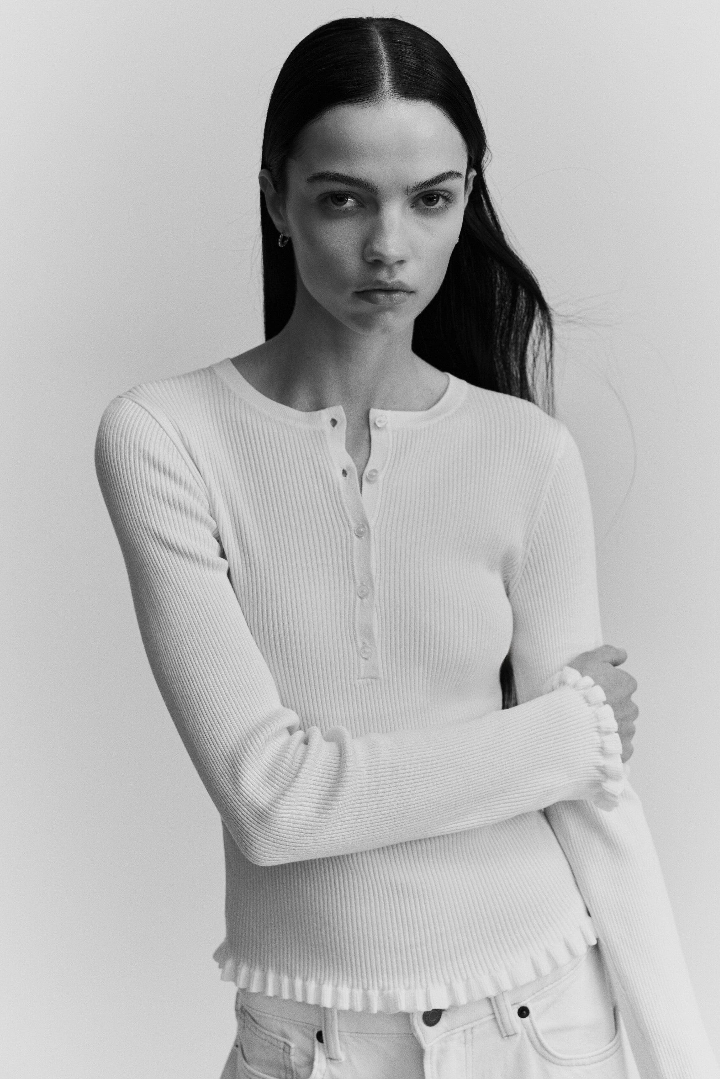 Rib-knit Top - image 2