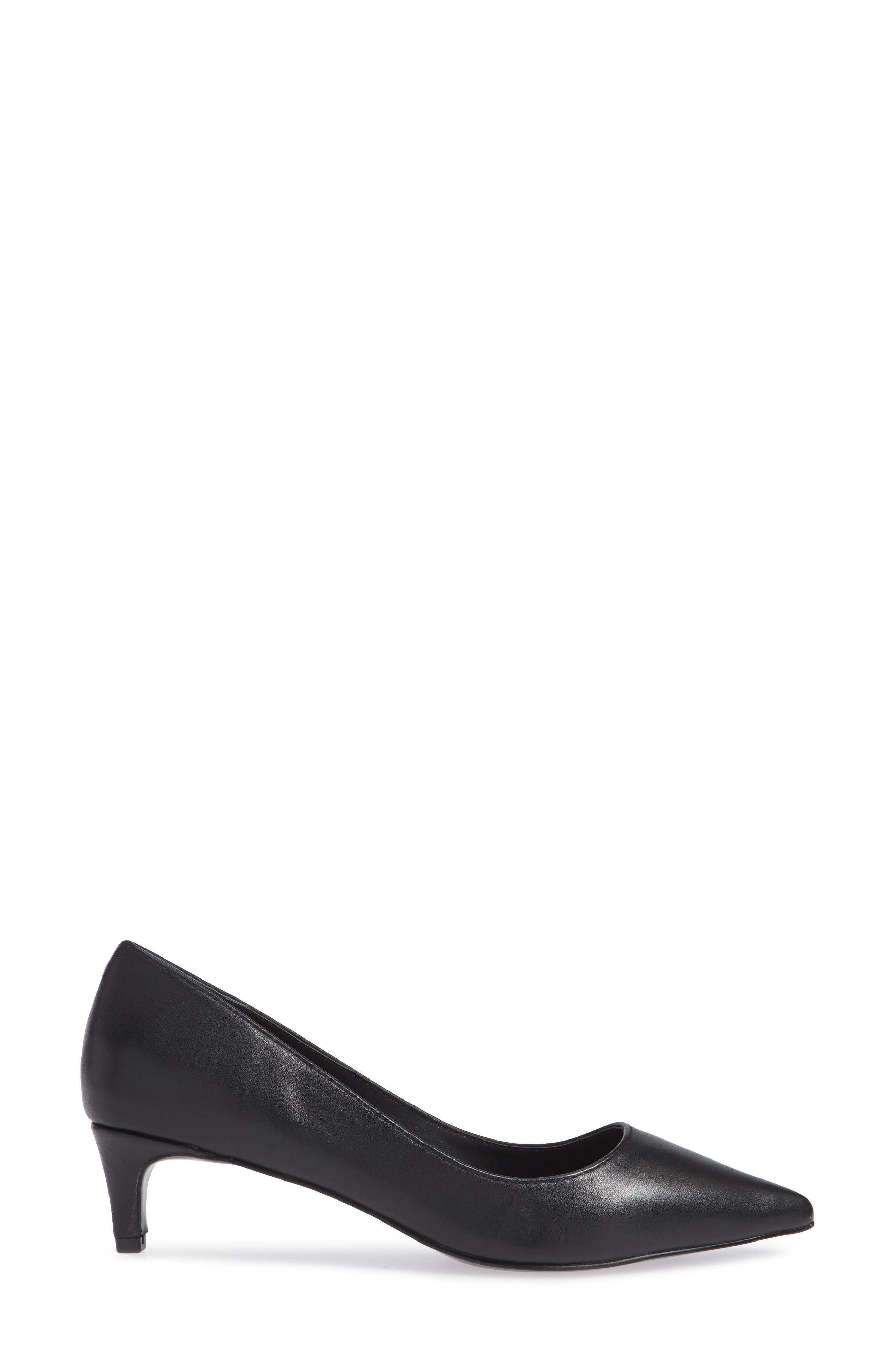 Charles by Charles David Kitten Pointy Toe Pump, Alternate, color, 