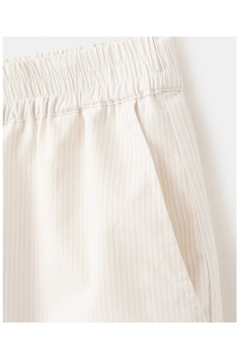 Pull-On Cotton Shorts, Alternate, color, ECRU