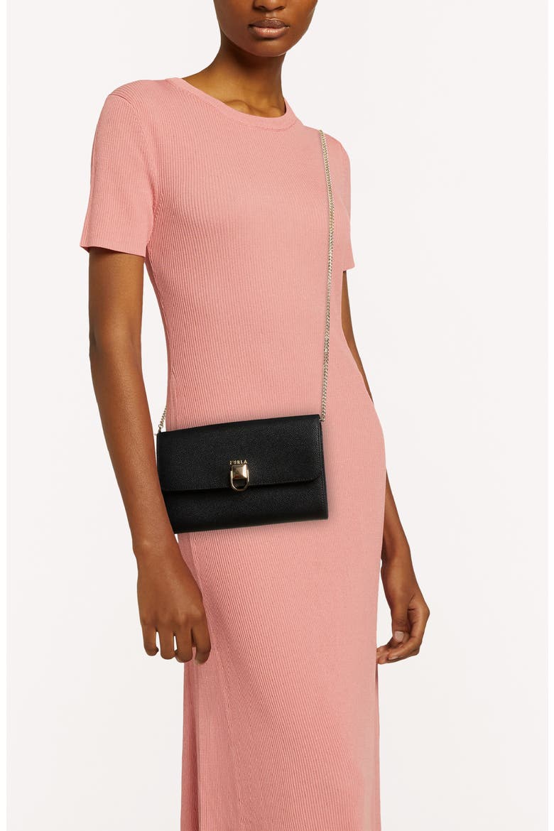 Circle XL Crossbody Bag, Alternate, color, NERO