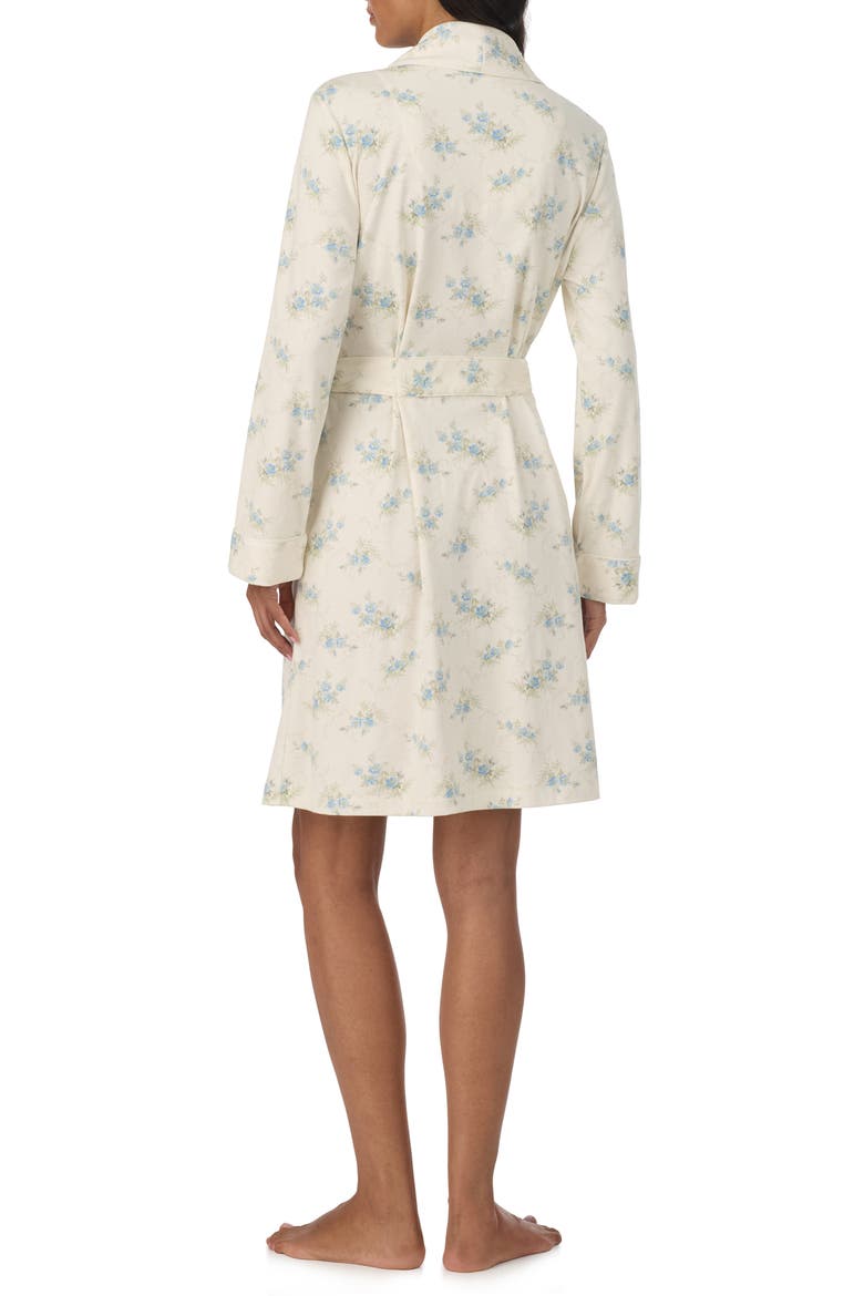 Floral Wrap Robe, Alternate, color, BLUE FL
