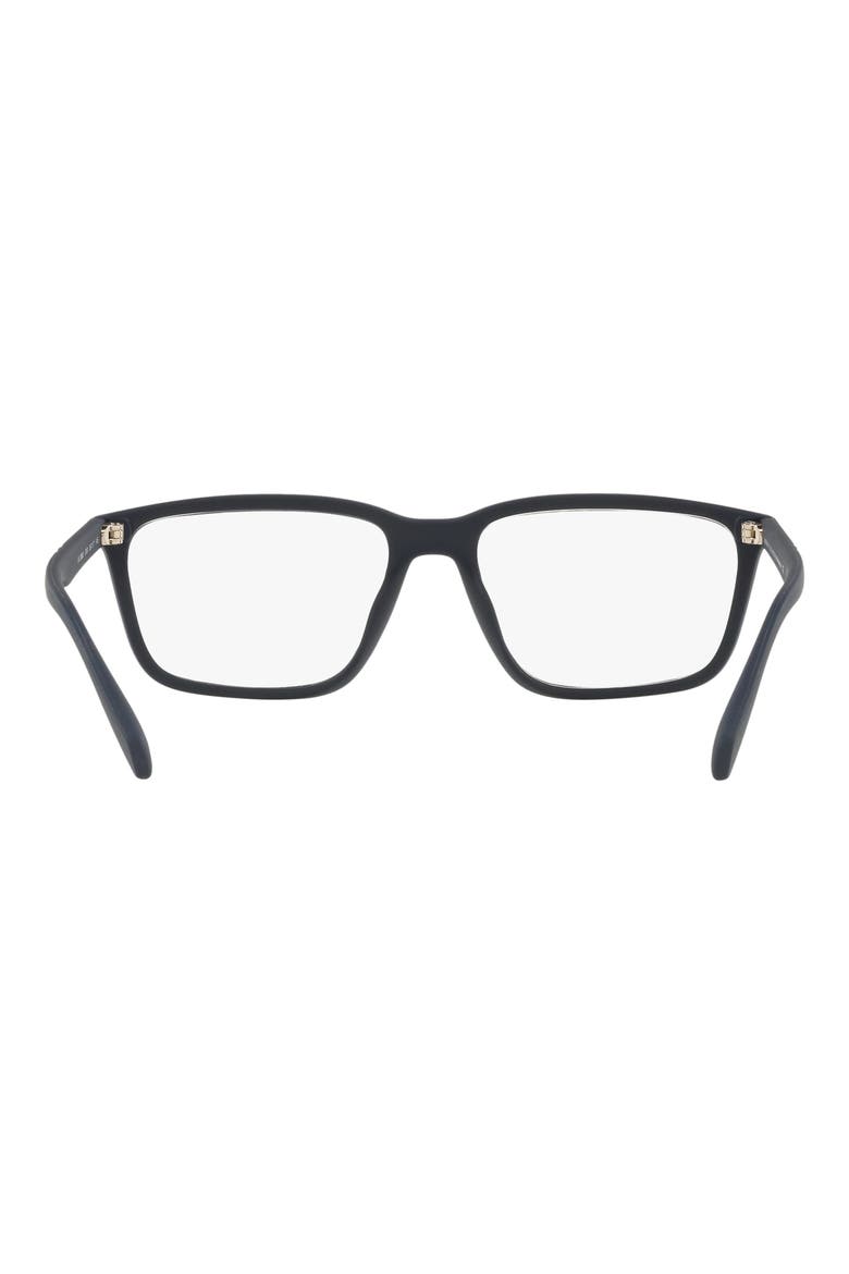 55mm Pillow Optical Glasses, Alternate, color, MATTE BLUE
