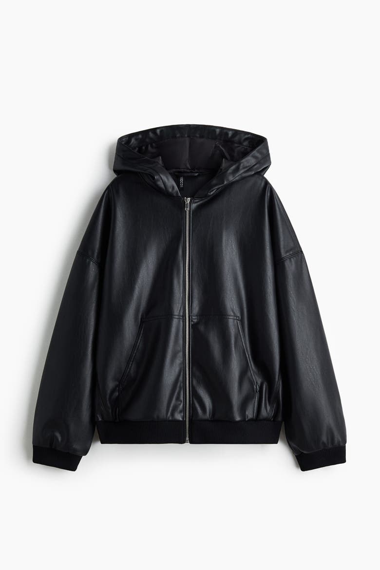 Coated Jacket, Alternate, color, Black