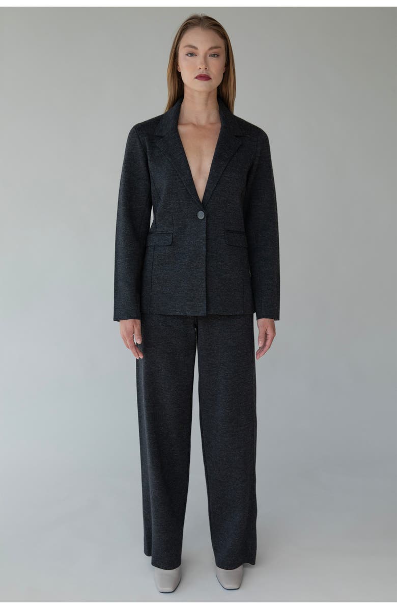 SSKEIN Gabi Blazer, Alternate, color, Charcoal