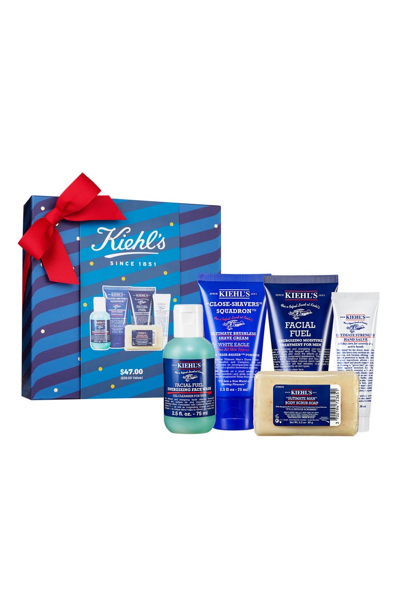 Kiehl's Since 1851 Travel Size Men's Grab & Go Essentials Set, Main, color, 