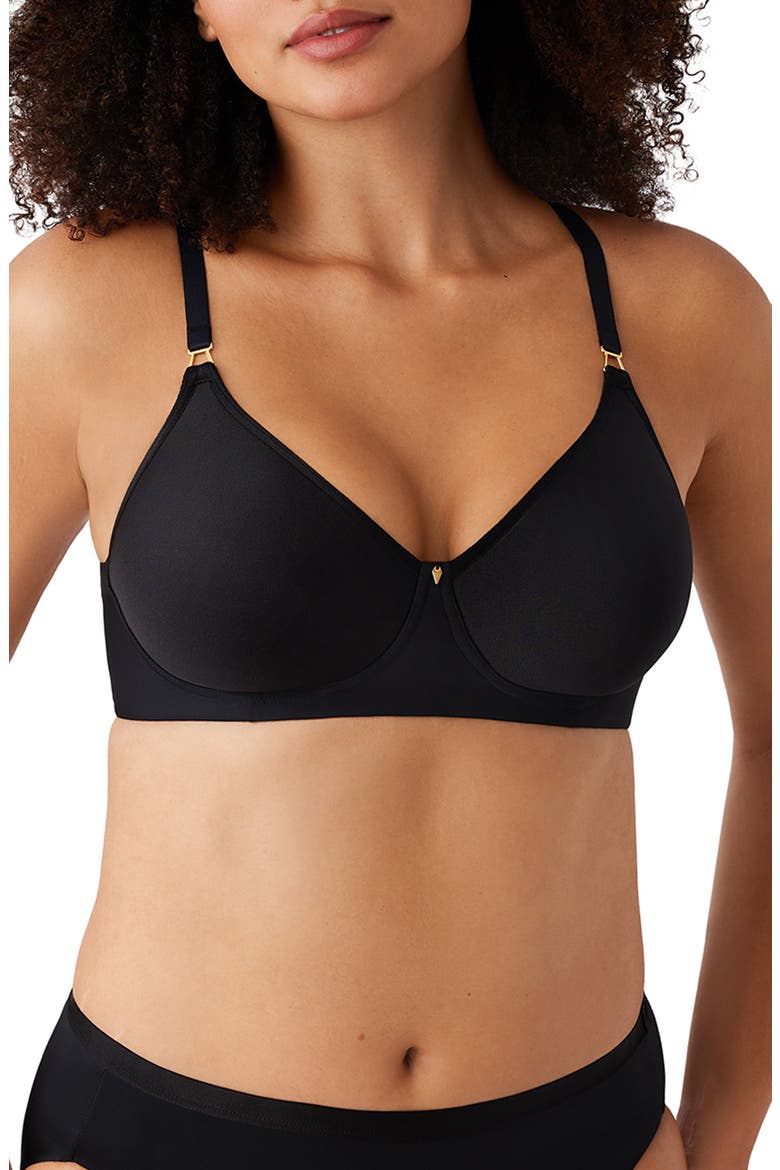 Simply Done Wireless Convertible T-Shirt Bra, Main, color, BLACK