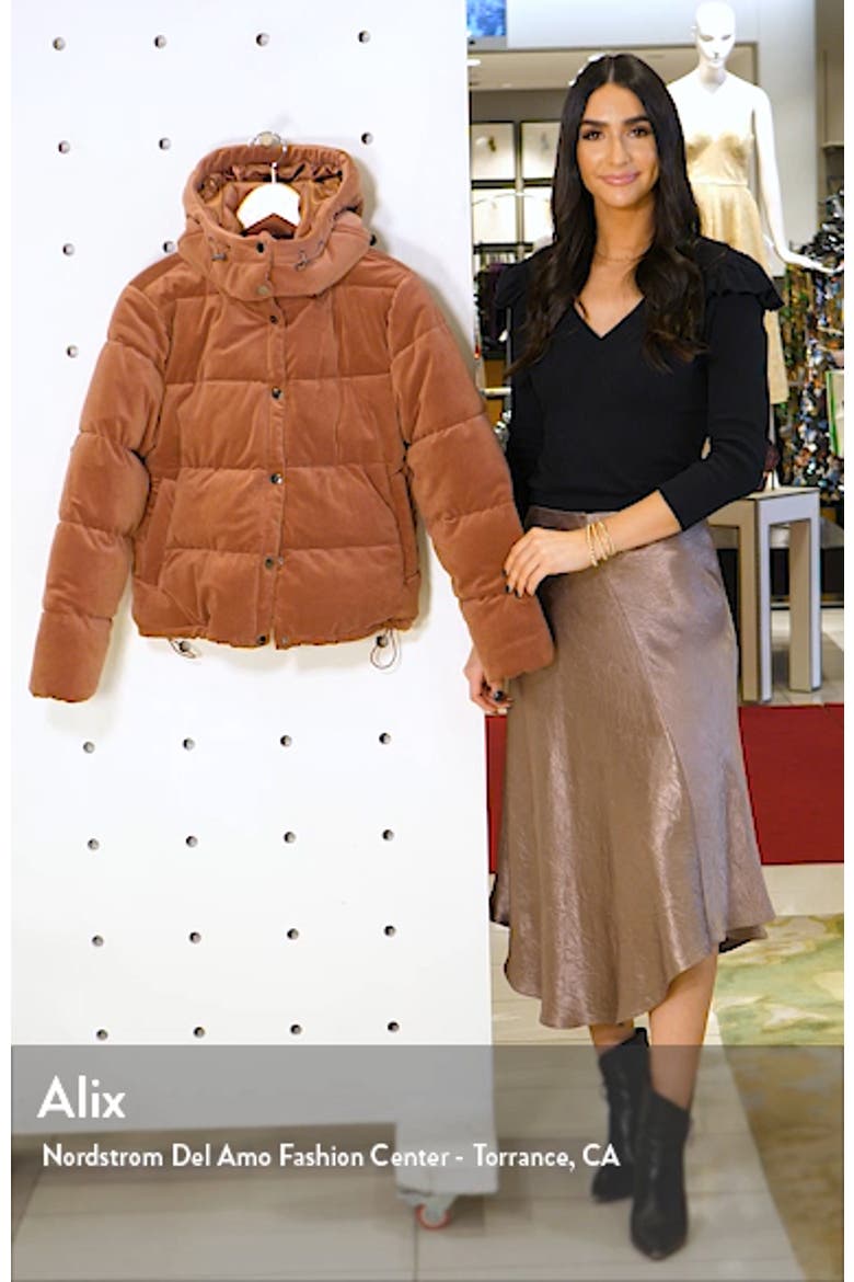 Velvet Puffer Coat video