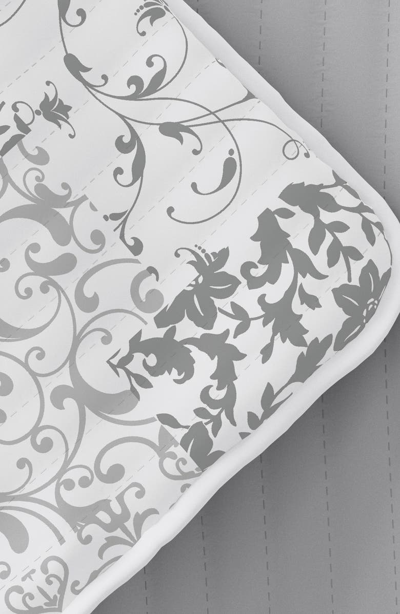 HOMESPUN All Season Patchwork 3-Piece Down Alternative Reversible Quilt Set, Alternate, color, Light Gray