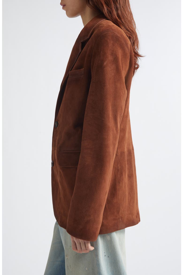 Journey Suede Jacket, Alternate, color, CAMBRIDGE BROWN