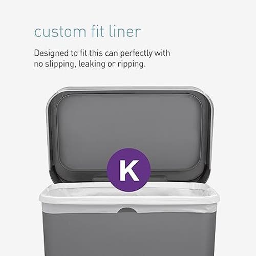 Simplehuman Code K Custom Fit Liners With Quick Dispense Packs In White