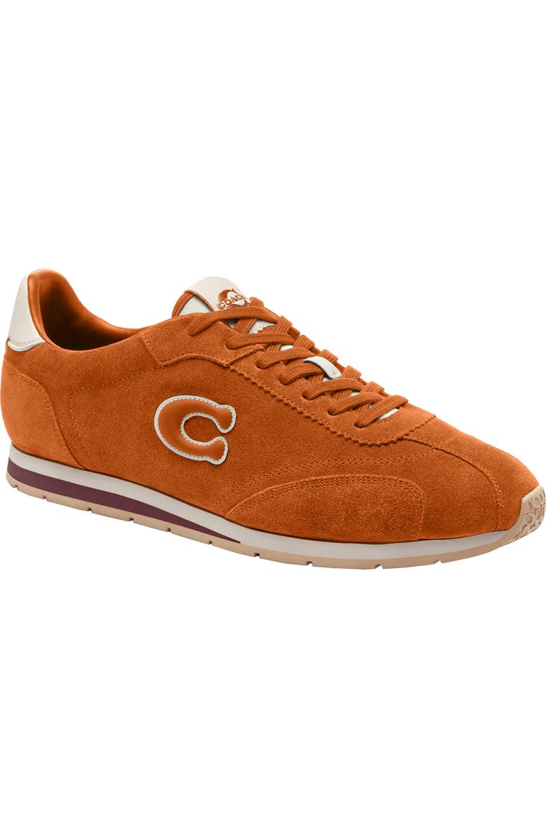COACH Logo Appliqué Sneaker, Main, color,
